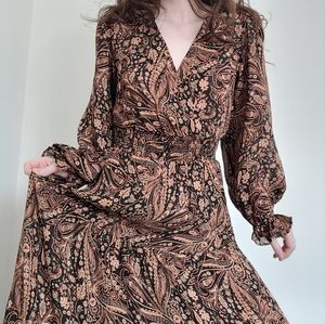 Mango | Paisley Maxi Dress | 70's